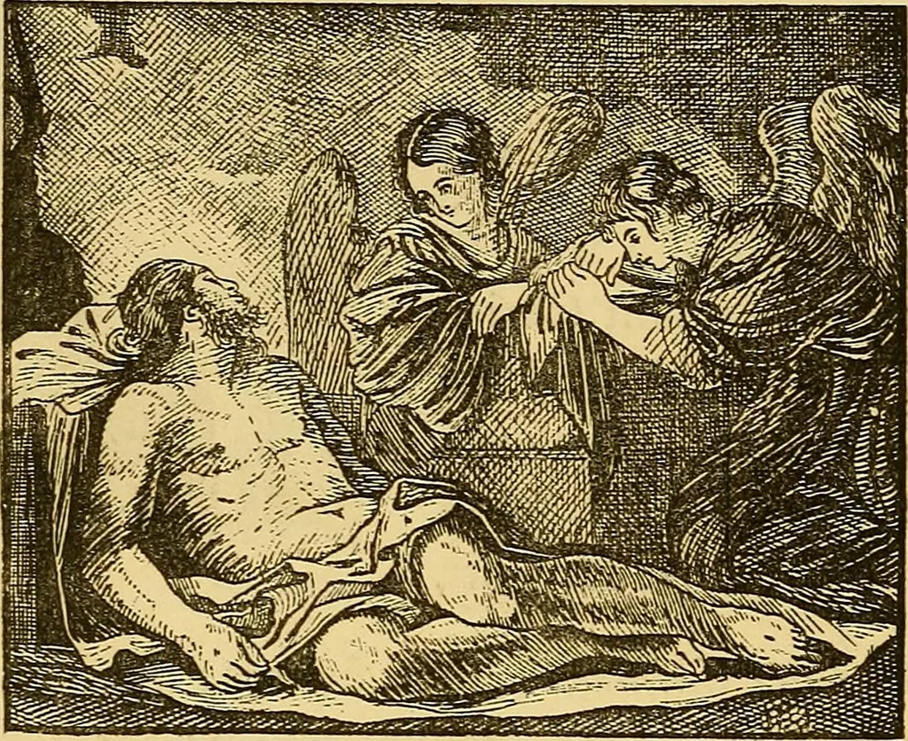 An illustration from Pictorial notes in the National Gallery, 1877, leaf 103