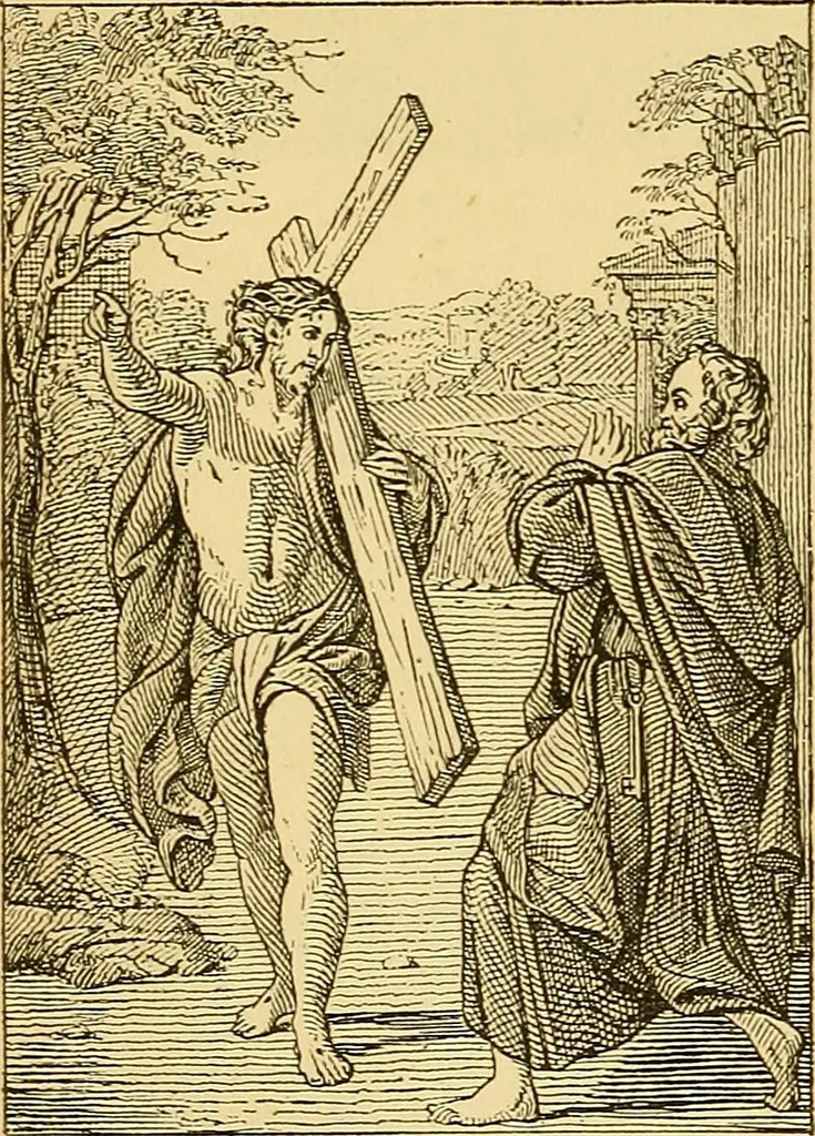 An illustration from Pictorial notes in the National Gallery, 1877, leaf 105