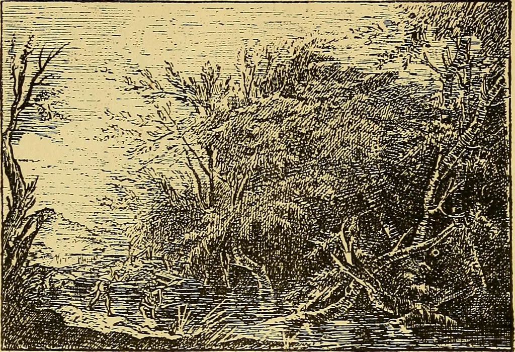 An illustration from Pictorial notes in the National Gallery, 1877, leaf 107