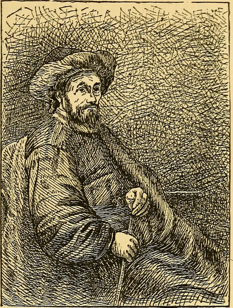 An illustration from Pictorial notes in the National Gallery, 1877, leaf 128