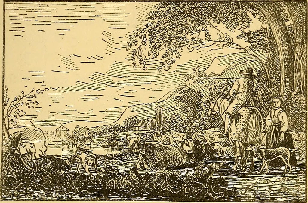 An illustration from Pictorial notes in the National Gallery, 1877, leaf 130