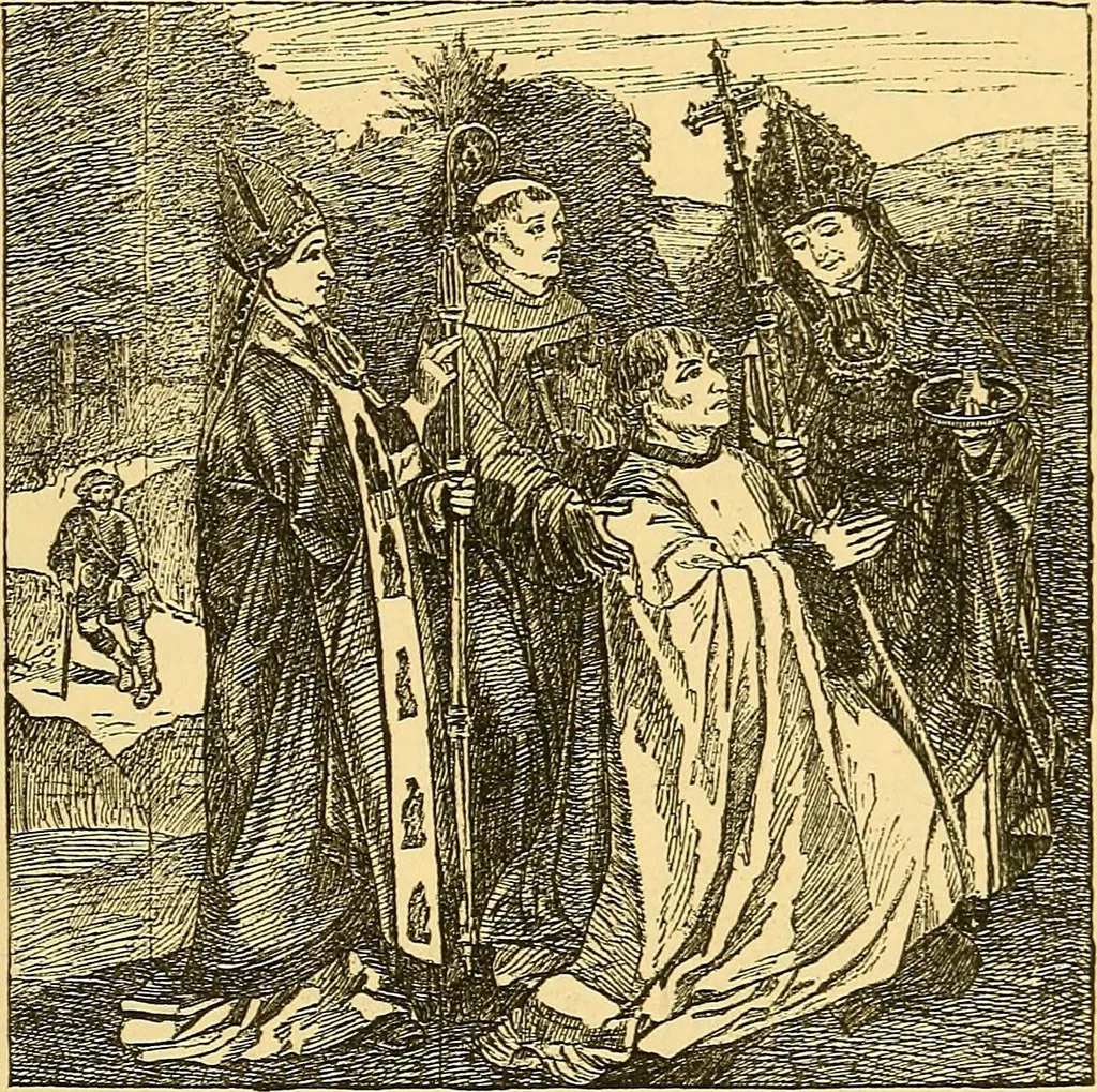 An illustration from Pictorial notes in the National Gallery, 1877, leaf 132
