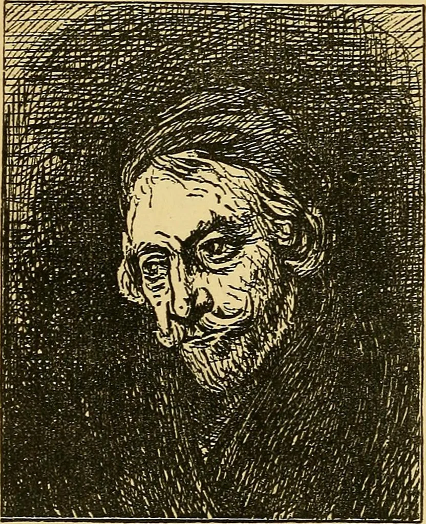 An illustration from Pictorial notes in the National Gallery, 1877, leaf 135