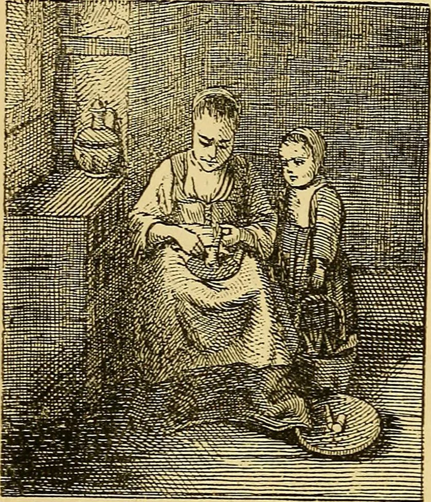 An illustration from Pictorial notes in the National Gallery, 1877, leaf 141