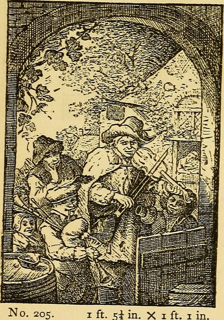 An illustration from Pictorial notes in the National Gallery, 1877, leaf 141
