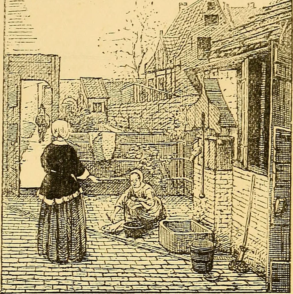 An illustration from Pictorial notes in the National Gallery, 1877, leaf 142