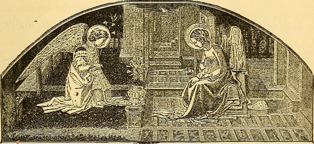 An illustration from Pictorial notes in the National Gallery, 1877, leaf 146