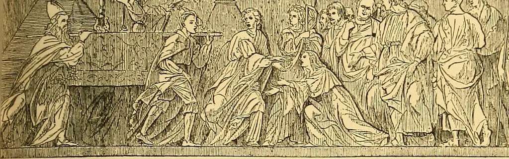 An illustration from Pictorial notes in the National Gallery, 1877, leaf 148