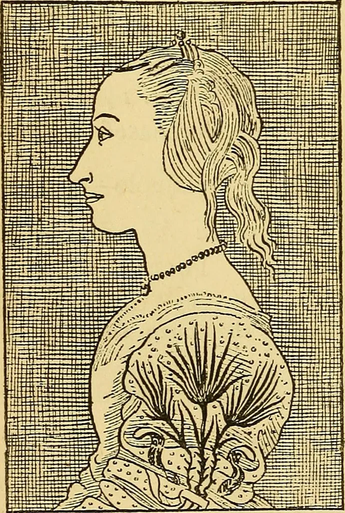 An illustration from Pictorial notes in the National Gallery, 1877, leaf 149