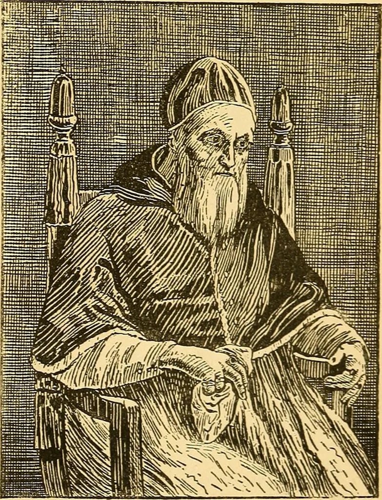 An illustration from Pictorial notes in the National Gallery, 1877, leaf 156