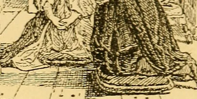An illustration from Pictorial notes in the National Gallery, 1877, leaf 16