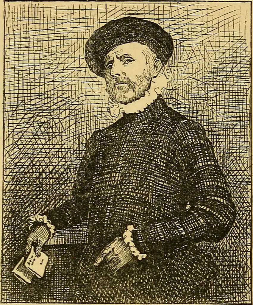 An illustration from Pictorial notes in the National Gallery, 1877, leaf 161