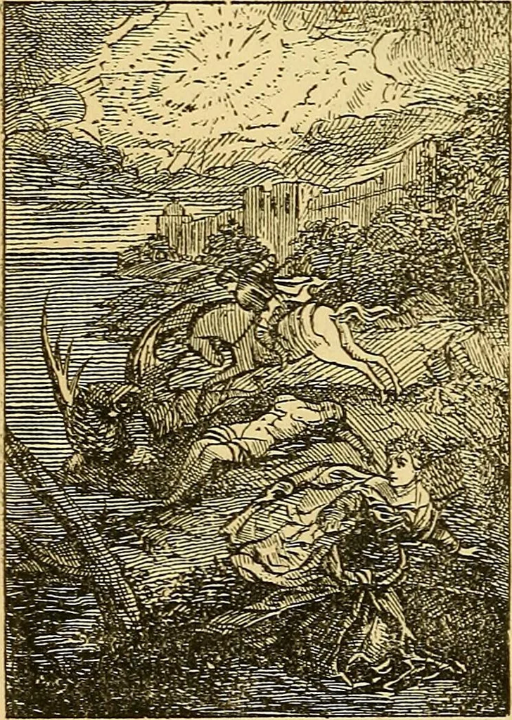 An illustration from Pictorial notes in the National Gallery, 1877, leaf 161