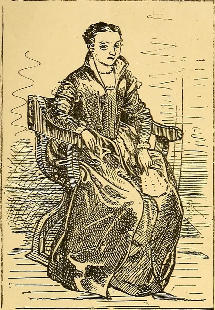An illustration from Pictorial notes in the National Gallery, 1877, leaf 164