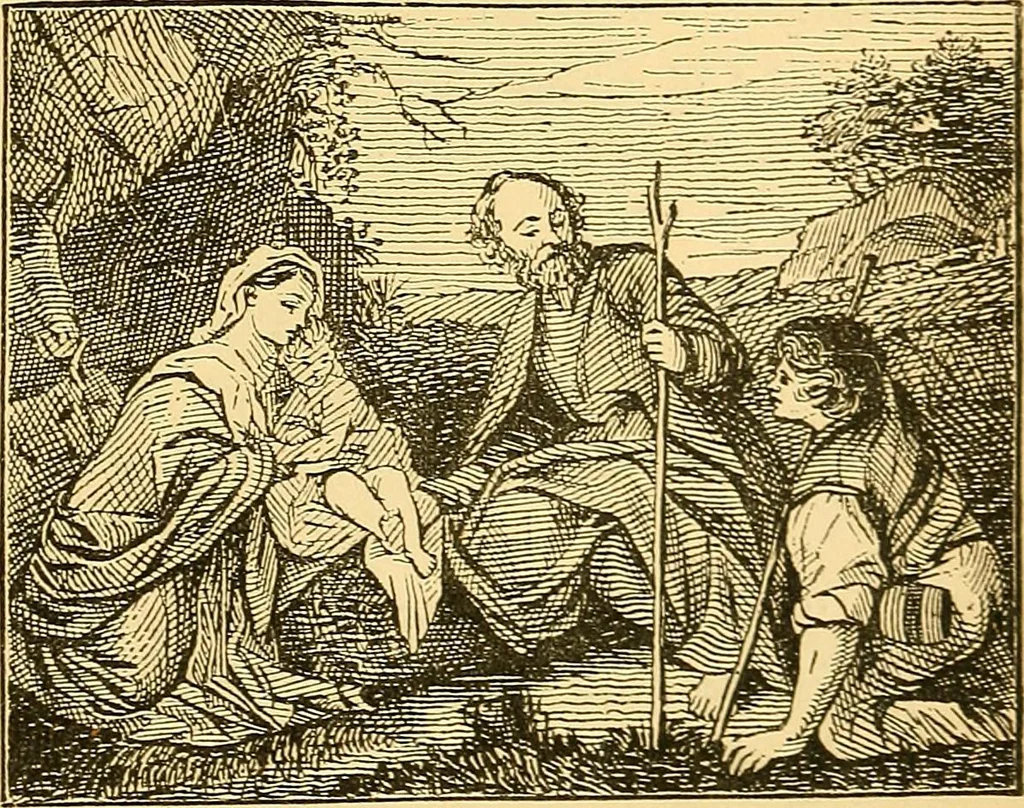 An illustration from Pictorial notes in the National Gallery, 1877, leaf 164