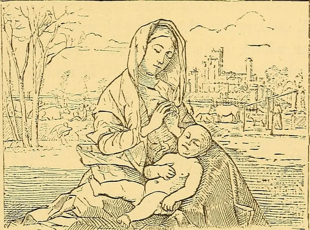 An illustration from Pictorial notes in the National Gallery, 1877, leaf 168