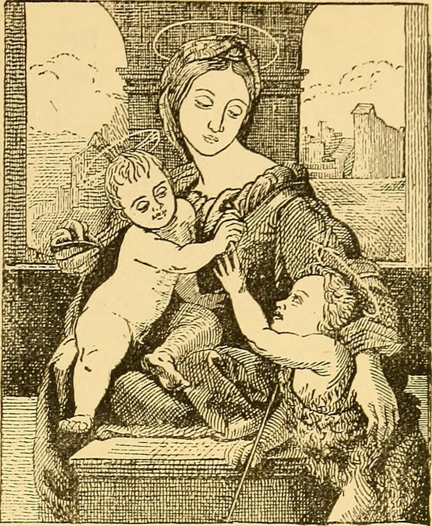 An illustration from Pictorial notes in the National Gallery, 1877, leaf 170