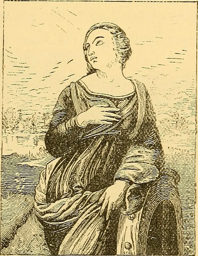 An illustration from Pictorial notes in the National Gallery, 1877, leaf 170