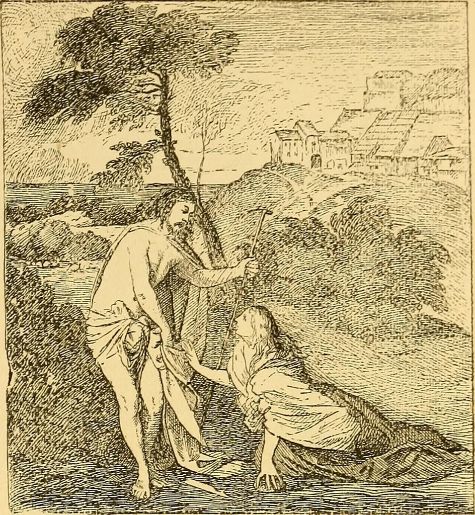 An illustration from Pictorial notes in the National Gallery, 1877, leaf 174