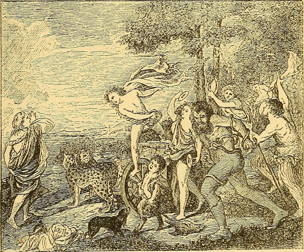 An illustration from Pictorial notes in the National Gallery, 1877, leaf 174