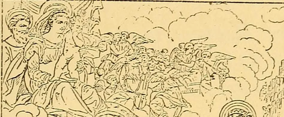 An illustration from Pictorial notes in the National Gallery, 1877, leaf 178