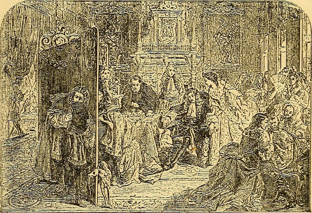 An illustration from Pictorial notes in the National Gallery, 1877, leaf 18