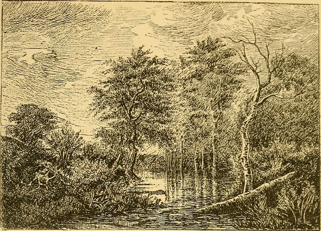 An illustration from Pictorial notes in the National Gallery, 1877, leaf 182