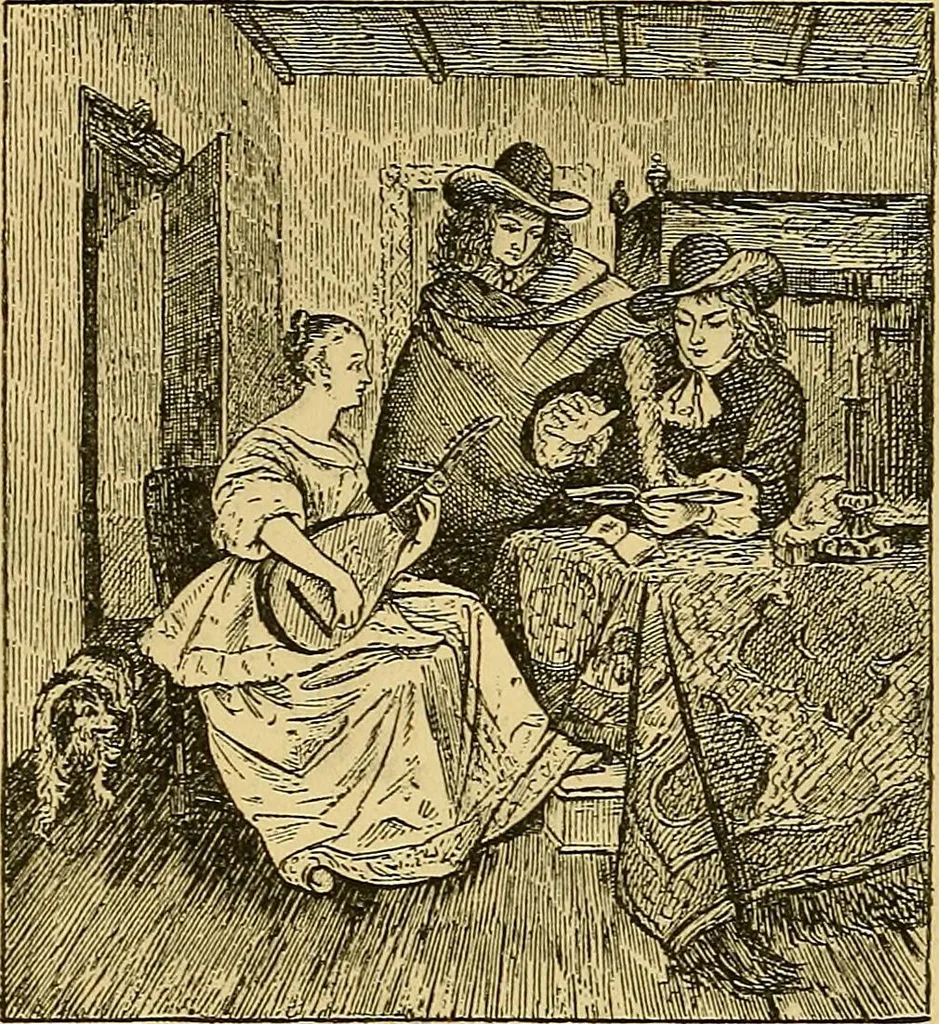 An illustration from Pictorial notes in the National Gallery, 1877, leaf 187