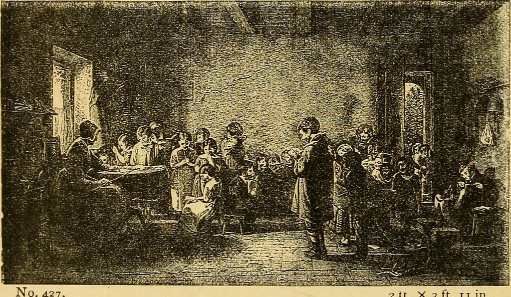 An illustration from Pictorial notes in the National Gallery, 1877, leaf 19