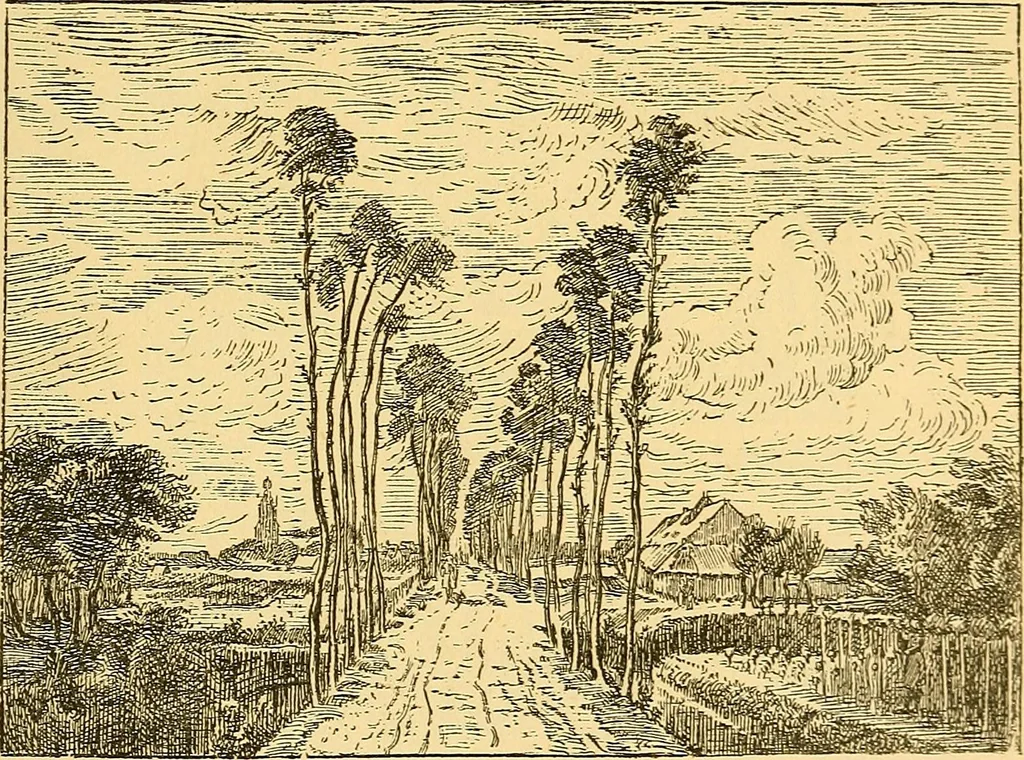 An illustration from Pictorial notes in the National Gallery, 1877, leaf 190