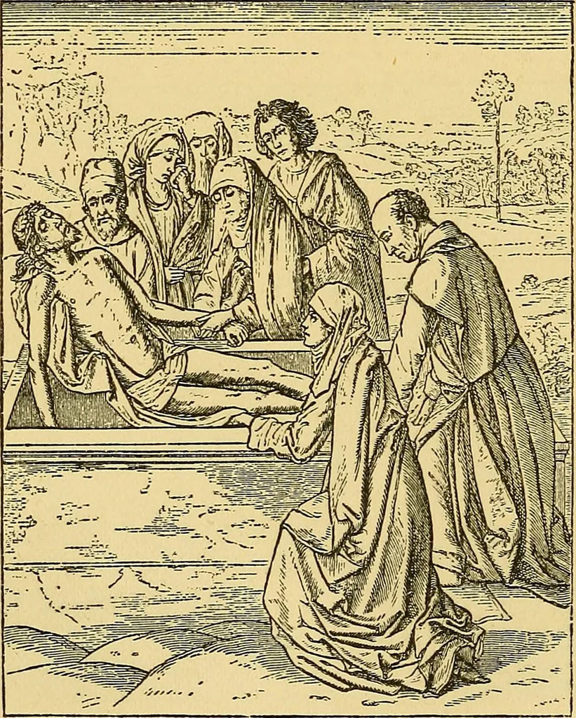 An illustration from Pictorial notes in the National Gallery, 1877, leaf 191