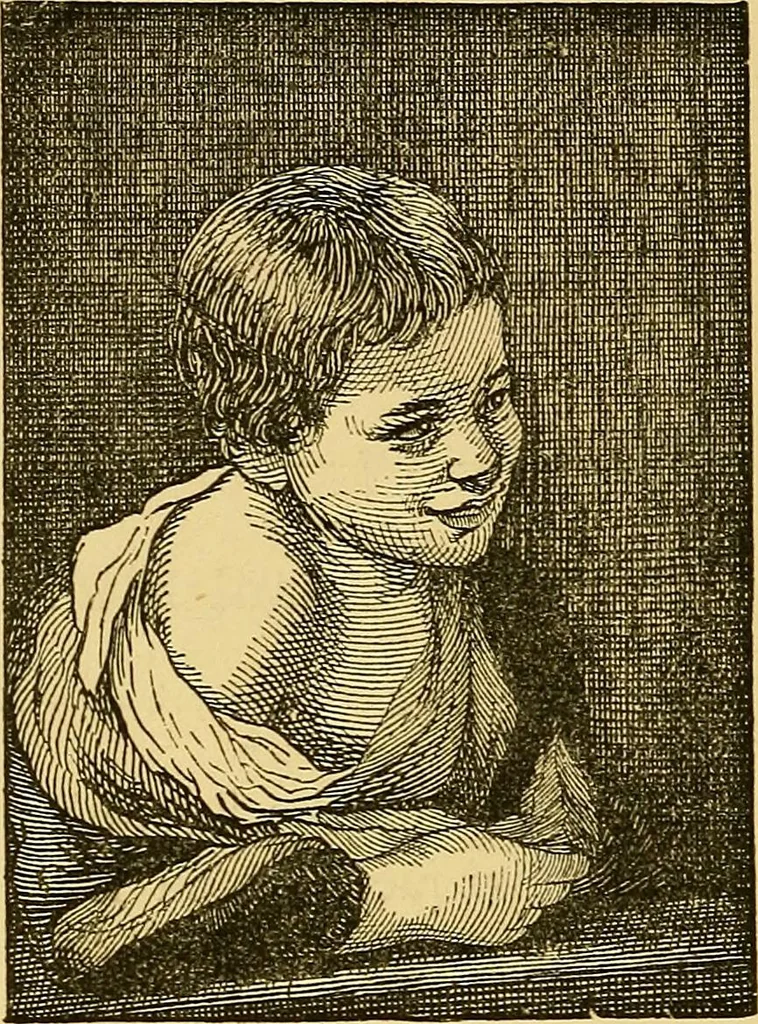 An illustration from Pictorial notes in the National Gallery, 1877, leaf 197