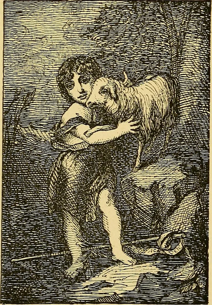 An illustration from Pictorial notes in the National Gallery, 1877, leaf 197