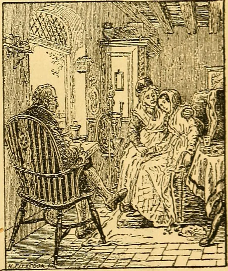 An illustration from Pictorial notes in the National Gallery, 1877, leaf 20