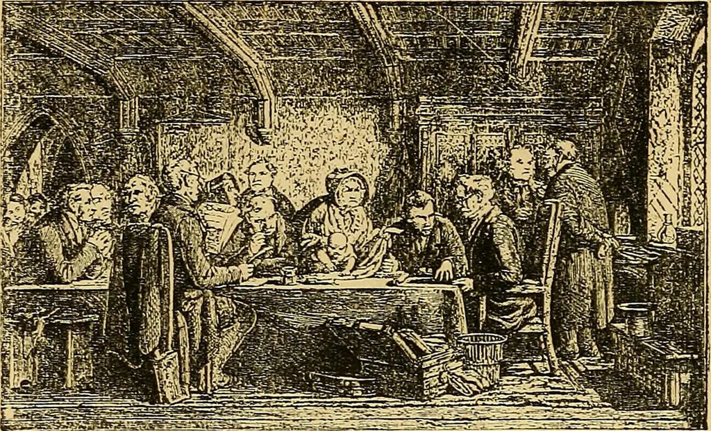 An illustration from Pictorial notes in the National Gallery, 1877, leaf 23