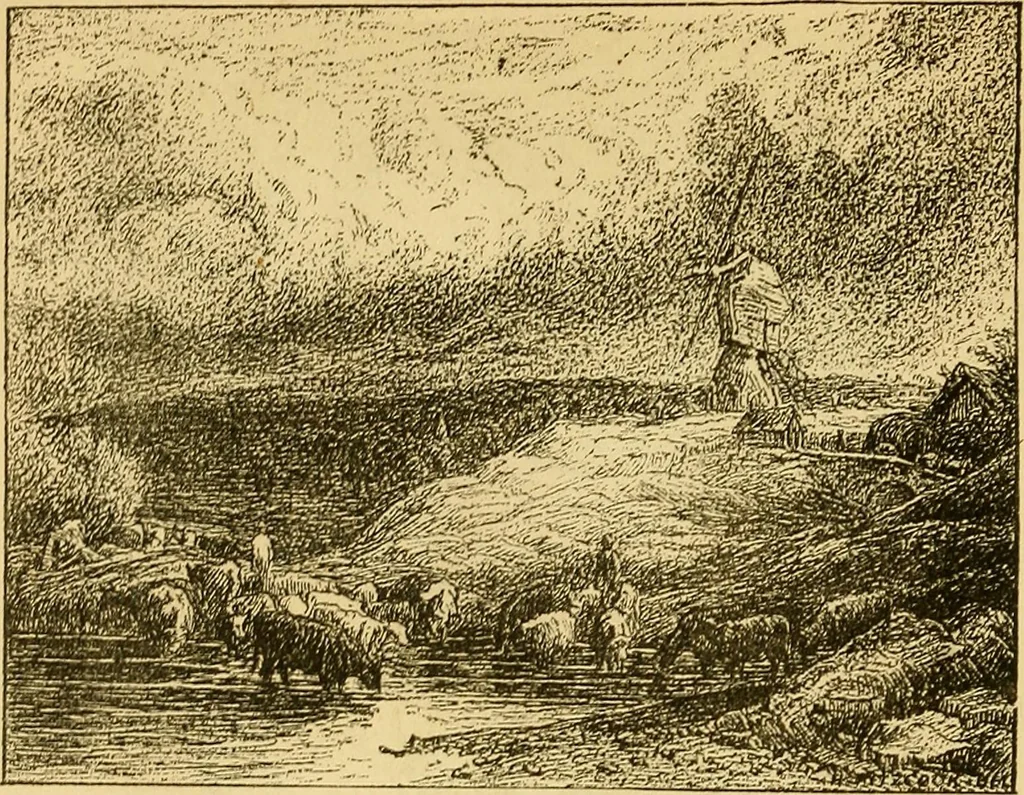 An illustration from Pictorial notes in the National Gallery, 1877, leaf 25