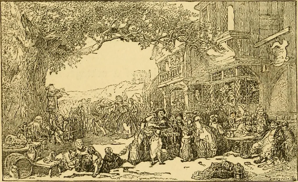 An illustration from Pictorial notes in the National Gallery, 1877, leaf 25