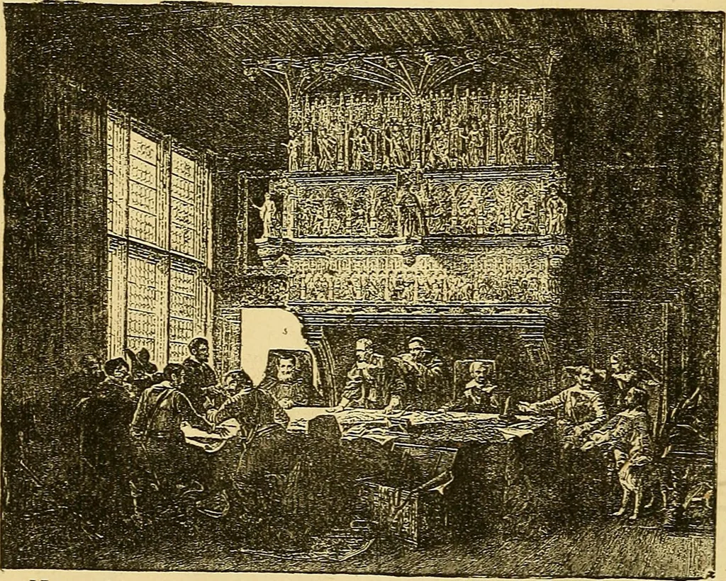 An illustration from Pictorial notes in the National Gallery, 1877, leaf 29