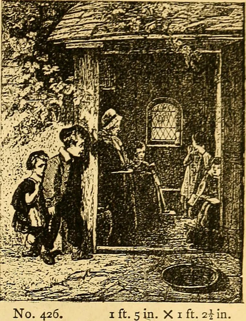 An illustration from Pictorial notes in the National Gallery, 1877, leaf 30