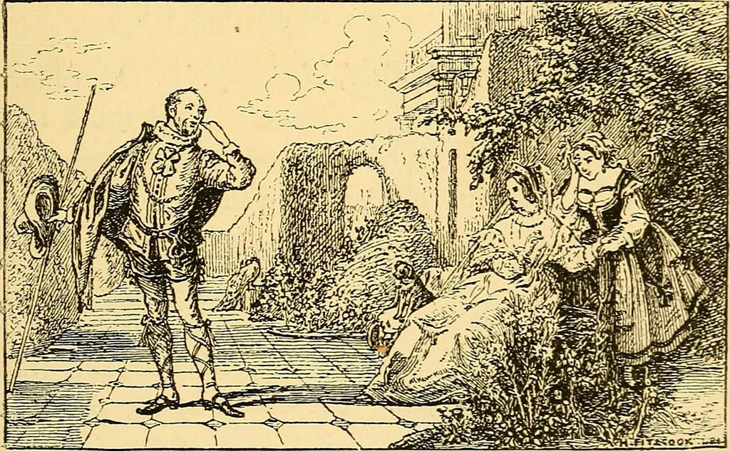 An illustration from Pictorial notes in the National Gallery, 1877, leaf 32