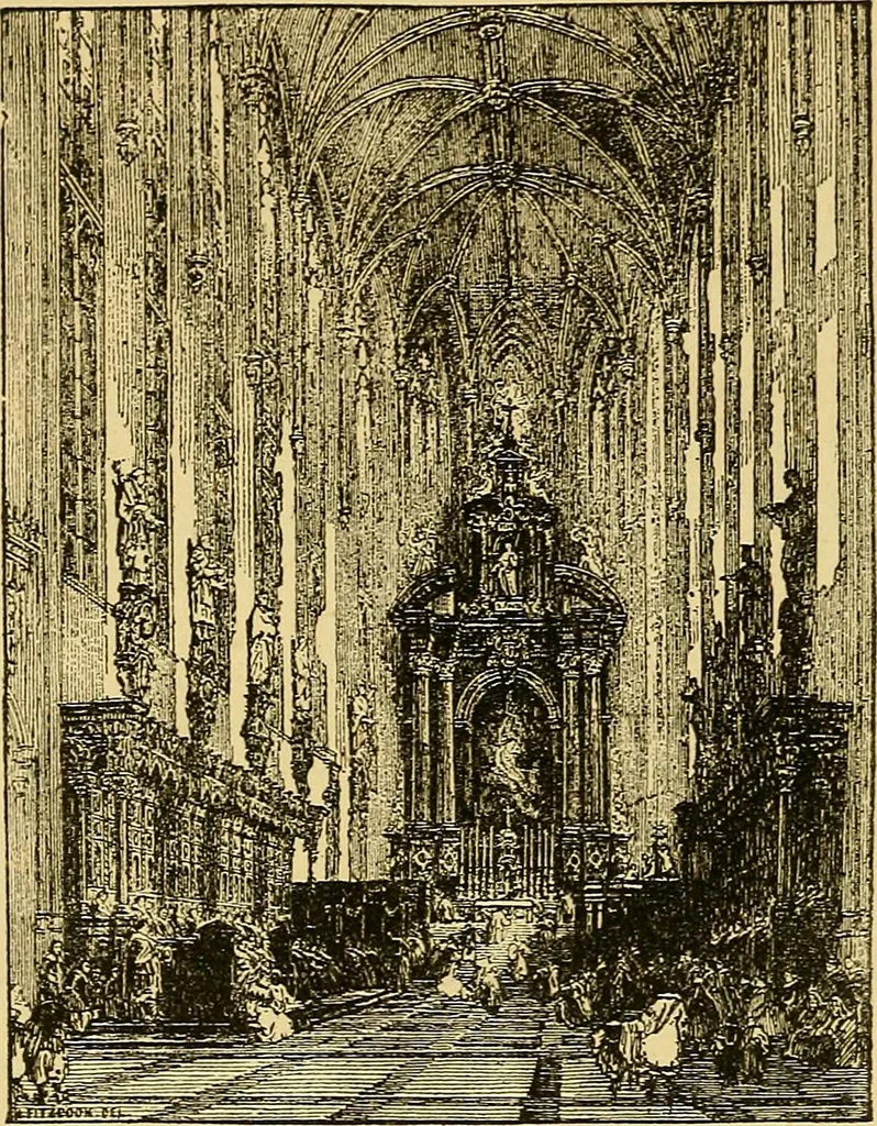 An illustration from Pictorial notes in the National Gallery, 1877, leaf 33