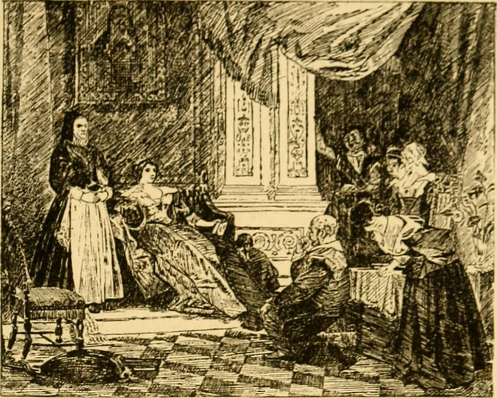 An illustration from Pictorial notes in the National Gallery, 1877, leaf 34