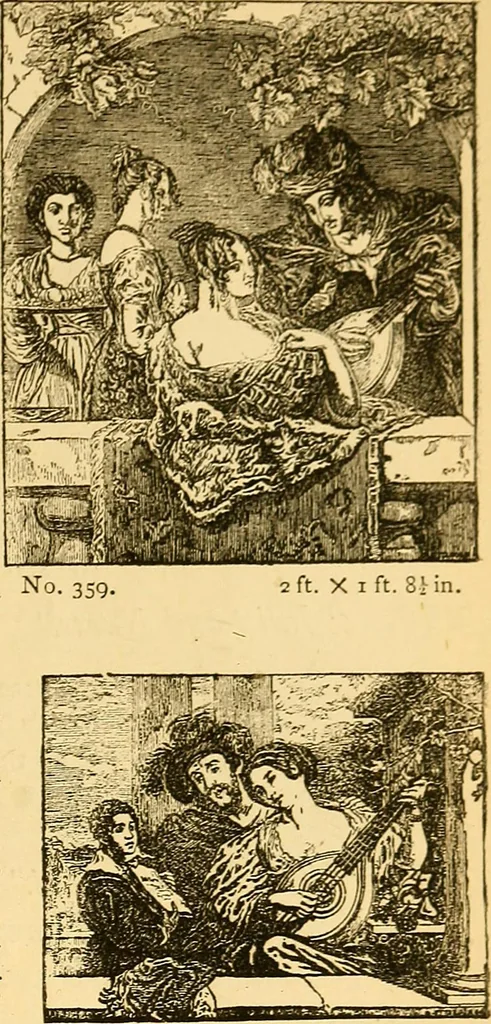 An illustration from Pictorial notes in the National Gallery, 1877, leaf 36