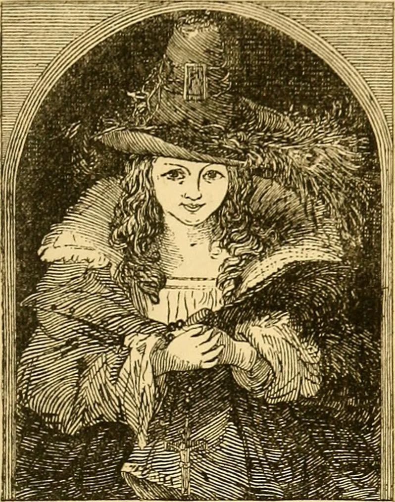 An illustration from Pictorial notes in the National Gallery, 1877, leaf 38