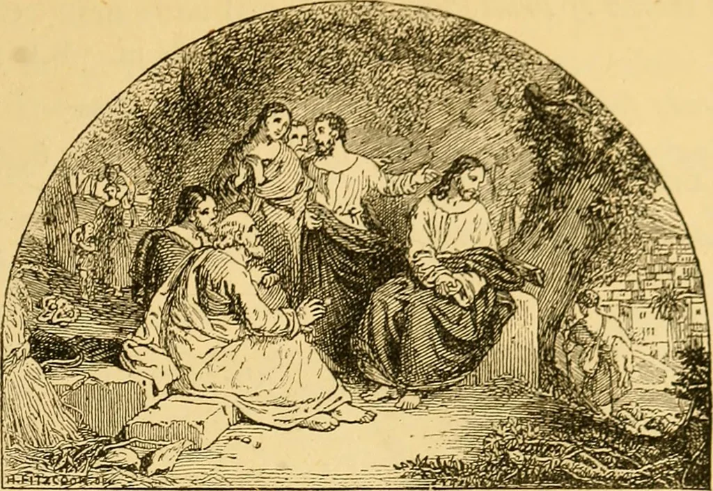 An illustration from Pictorial notes in the National Gallery, 1877, leaf 42