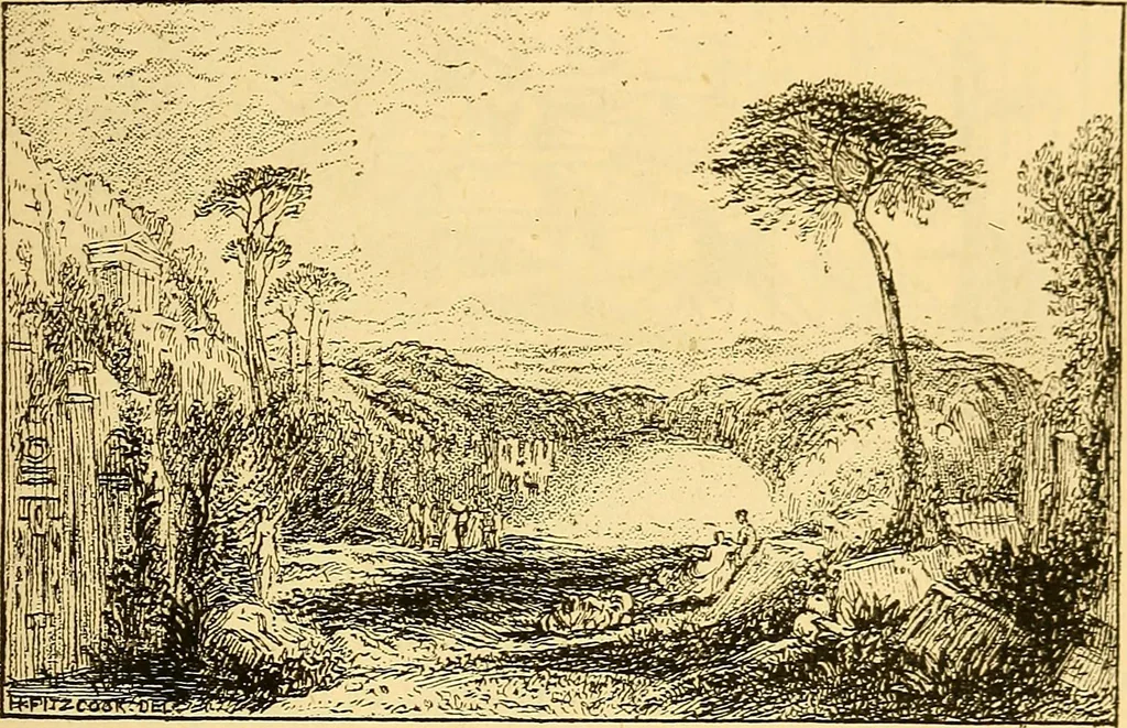 An illustration from Pictorial notes in the National Gallery, 1877, leaf 52