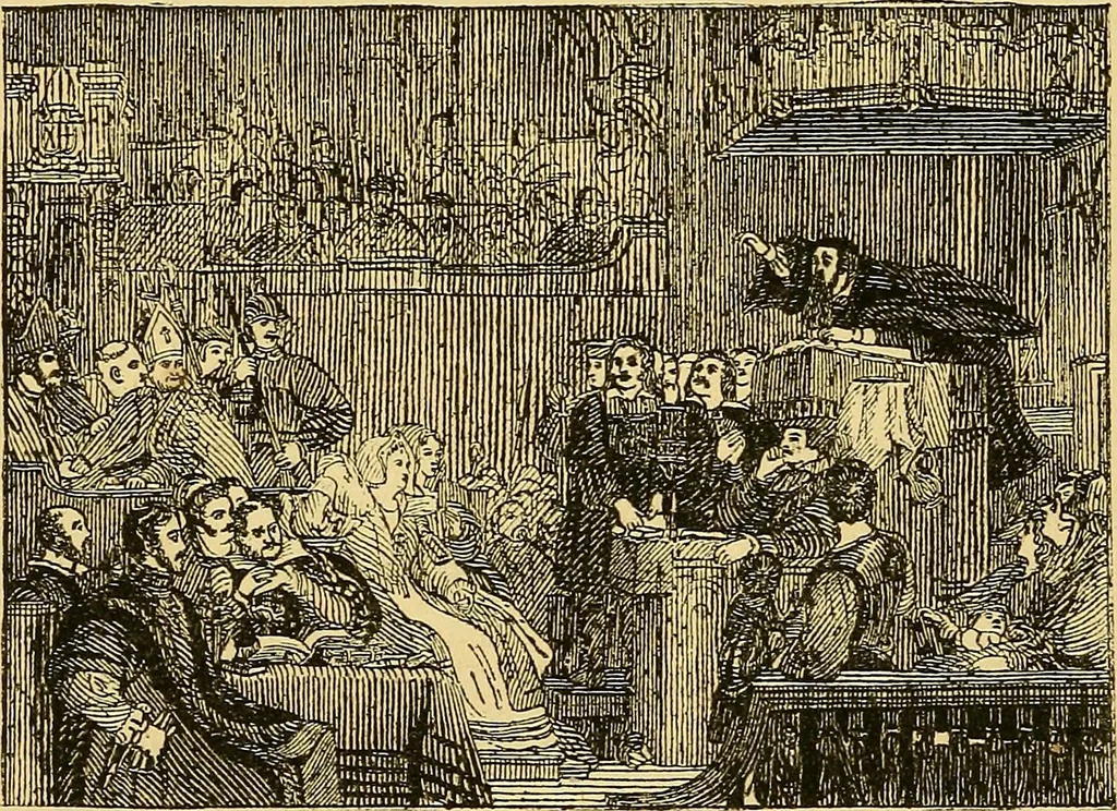 An illustration from Pictorial notes in the National Gallery, 1877, leaf 57
