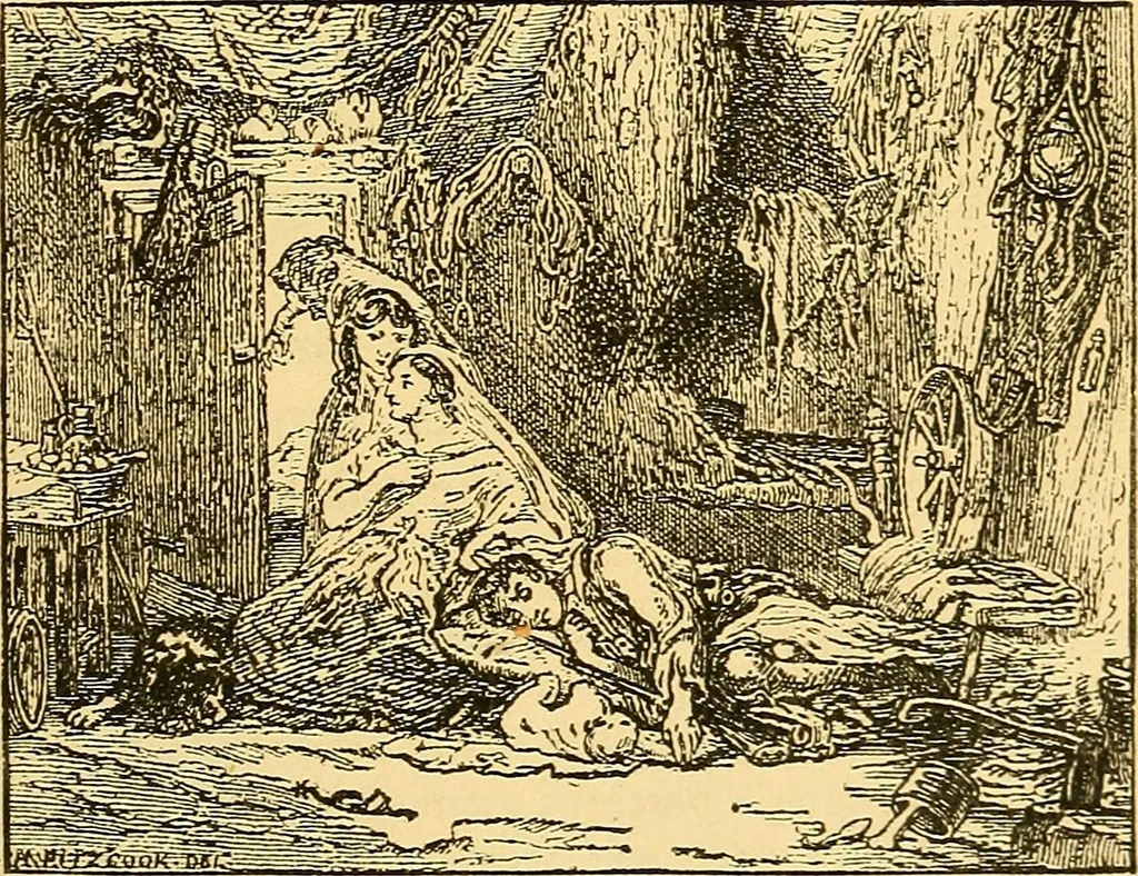 An illustration from Pictorial notes in the National Gallery, 1877, leaf 58