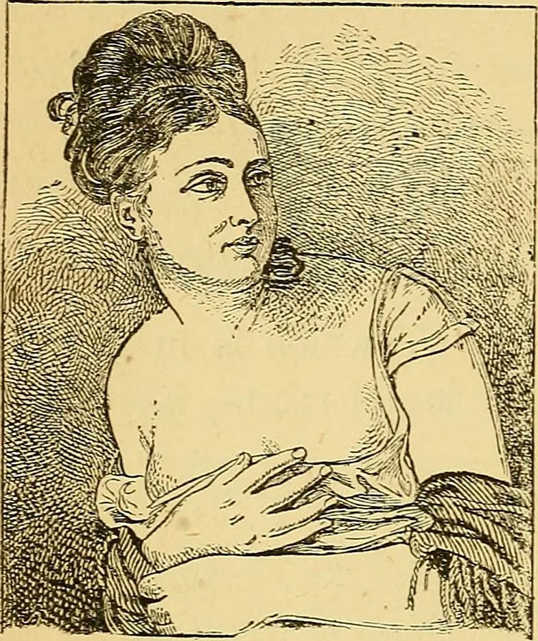 An illustration from Pictorial notes in the National Gallery, 1877, leaf 63