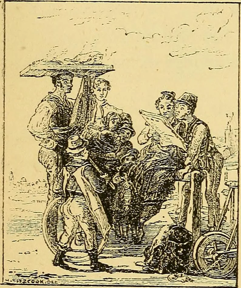 An illustration from Pictorial notes in the National Gallery, 1877, leaf 65